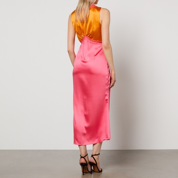 NEVER FULLY DRESSED May Satin Midi Dress - Picture 3 of 13